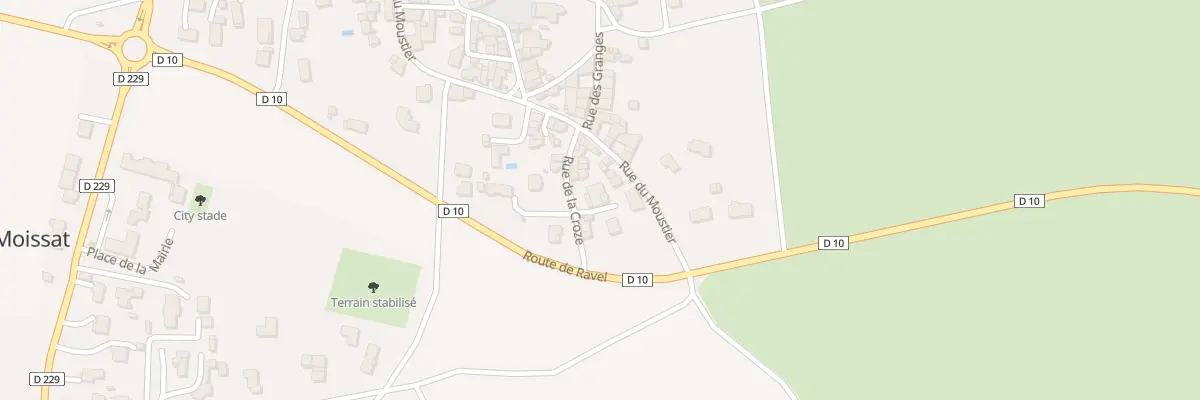 Plan du 5292 Imp de la Croze à Moissat