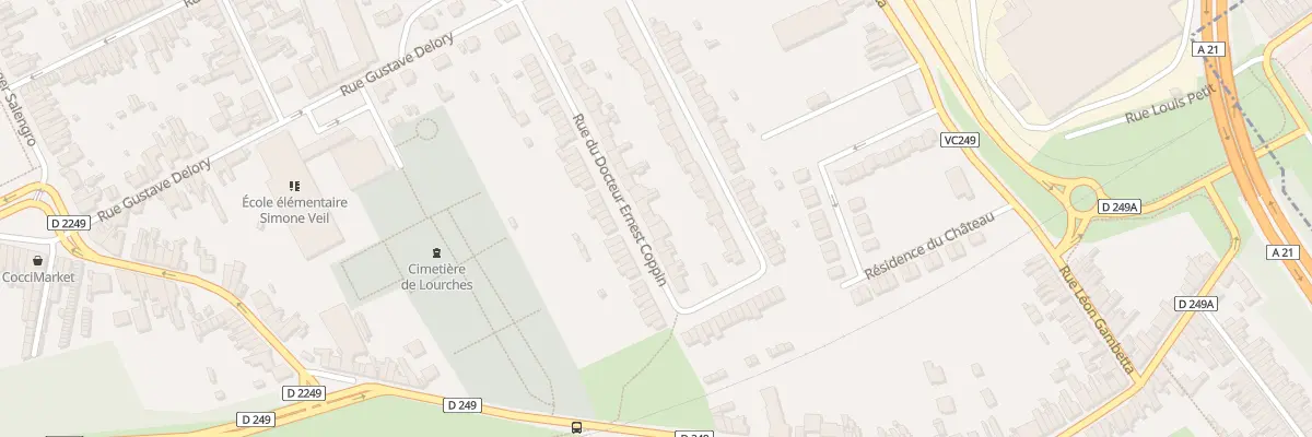 Plan du 179 Rue du Doc Ernest Coppin à Lourches