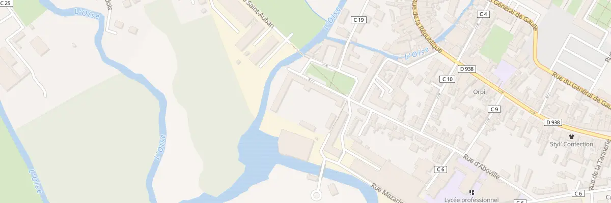 Plan du 1 Rue des Capucins à La Fère