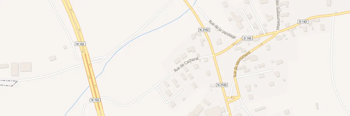 Plan du 6 Rue de Cacherat à Cohade