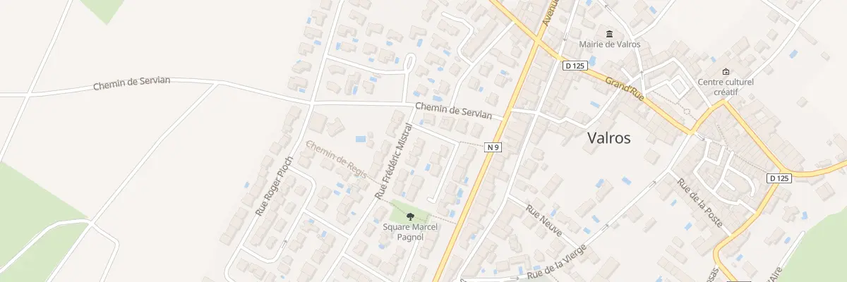 Plan du 37 Rue Frédéric Mistral à Valros
