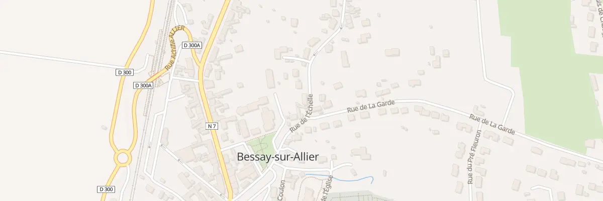 Plan du 7 Rue de l’Echelle à Bessay-sur-Allier