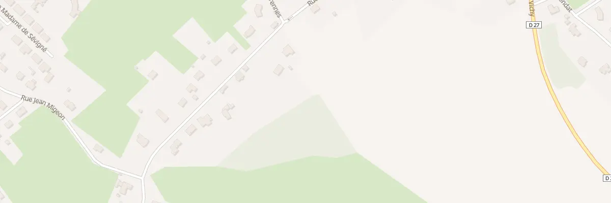 Plan du 60 Rue de Bellevue à Vendat