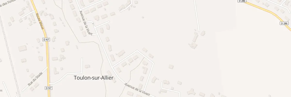 Plan du 5 Rue du Pré des Dames à Toulon-sur-Allier