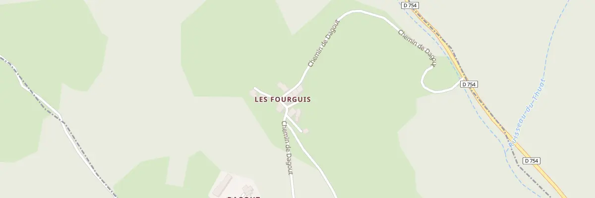 Plan du 5205 Les Fourguis à Manglieu