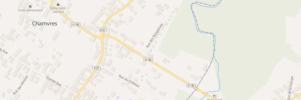 Plan du 4 Rue des Bungalows à Chamvres