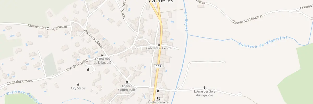 Plan du 16 Av de Clermont à Cabrières