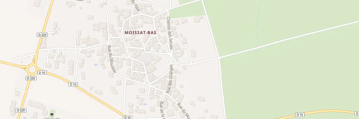 Plan du 5262 Pl sous l’Eglise à Moissat