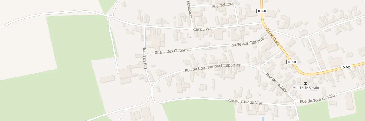 Plan du 28 Rue du Cdt Cappelier à Serain