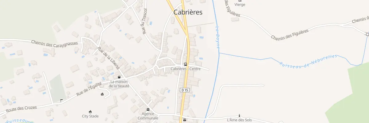 Plan du 12 Av de Clermont à Cabrières