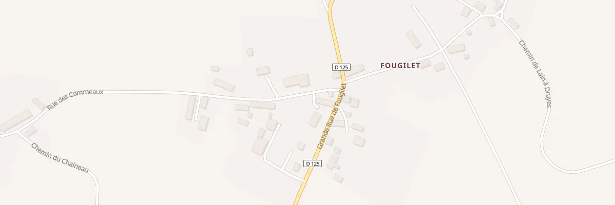 Plan du 1 Rue des Commeaux à Sougères-en-Puisaye