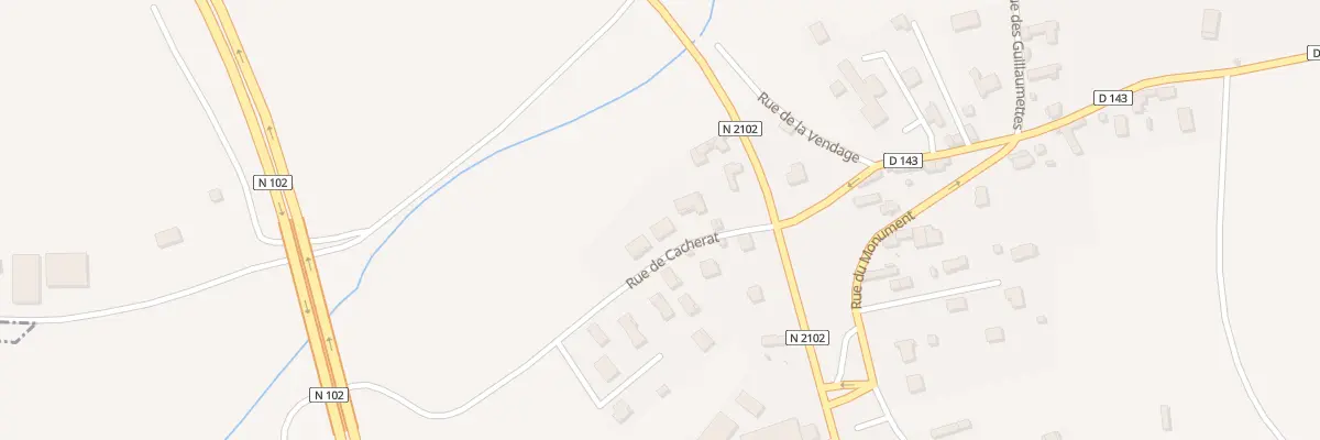 Plan du 3 Rue de Cacherat à Cohade