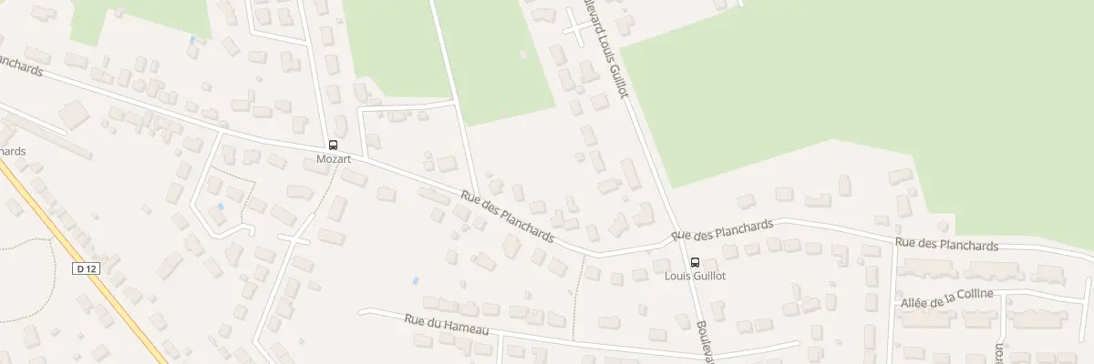 Plan du 65 Rue des Planchards à Yzeure
