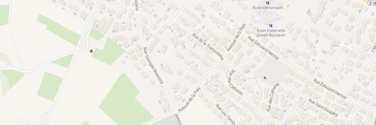 Plan du 1 Rue du Champ de l’Aire à Montblanc