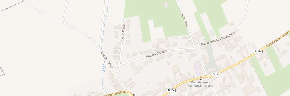 Plan du 12 Rue du Calvaire à Boussières-en-Cambrésis