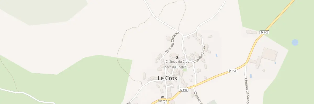 Plan du 51 Tour du Chateau au Cros