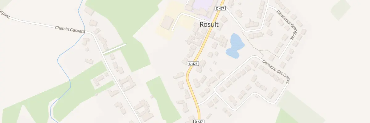 Plan du 245 Rue du Capitaine Deken à Rosult