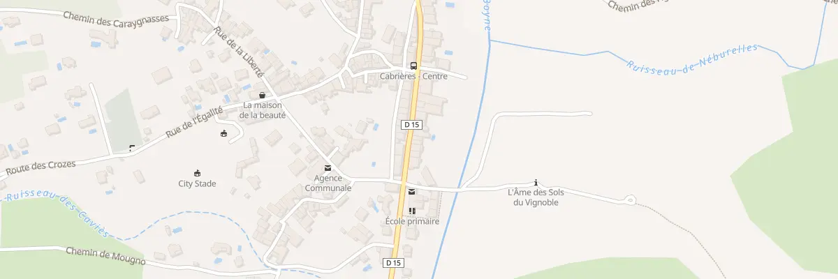 Plan du 35 Av de Clermont à Cabrières