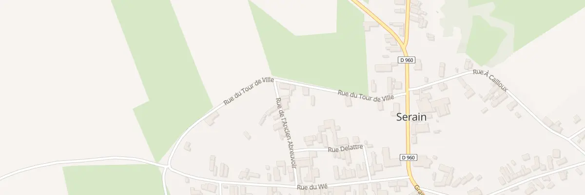 Plan du 7 Rue du Tour de Ville à Serain