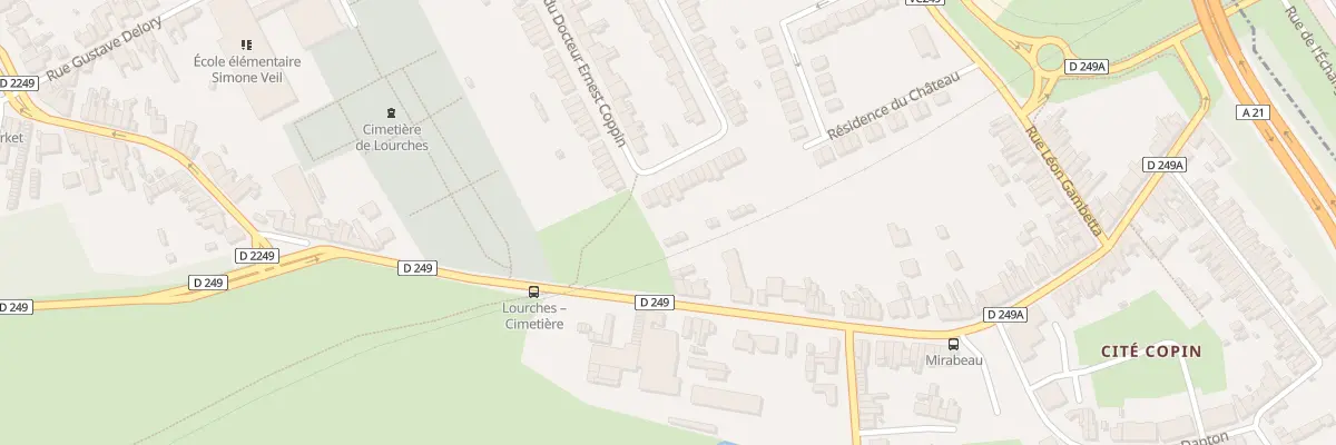 Plan du 254 Rue du Doc Ernest Coppin à Lourches