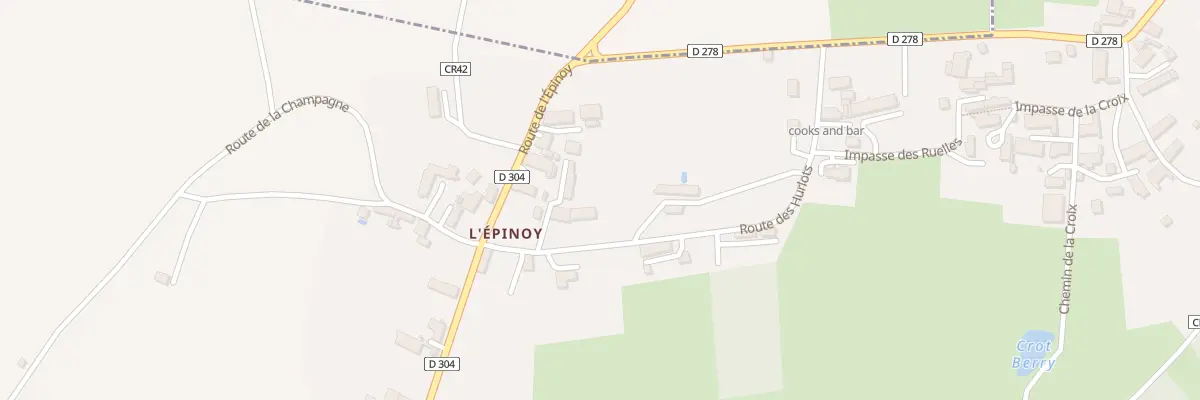 Plan du 90 Lépinois à Beauvoir