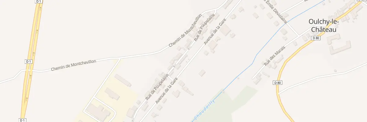 Plan du 32 Av de la Gare à Oulchy-le-Château
