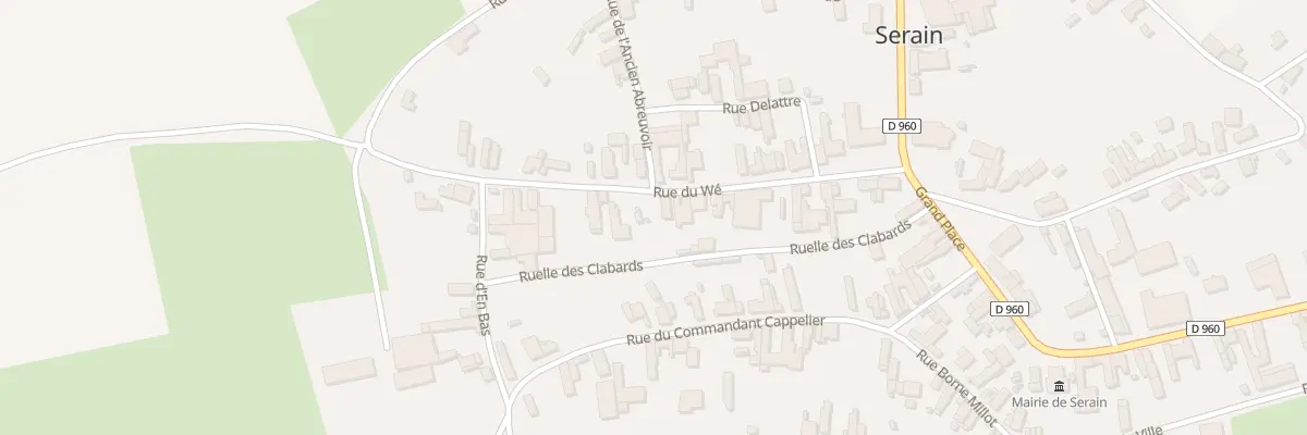 Plan du 15 Rue du Wé à Serain