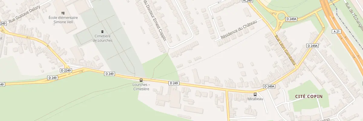 Plan du 264 Rue du Doc Ernest Coppin à Lourches