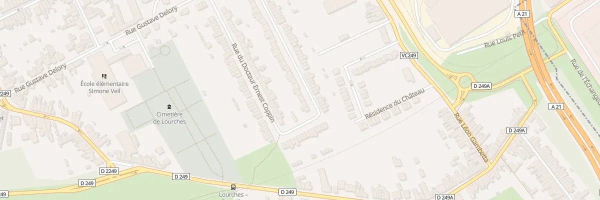 Plan du 357 Rue du Doc Ernest Coppin à Lourches