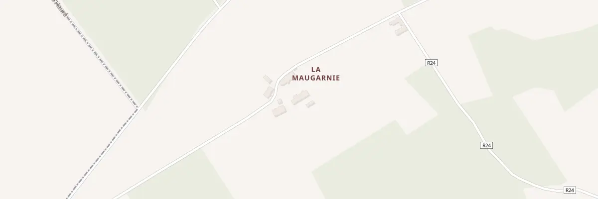 Plan du Hameau de la Maugarnie à Saligny