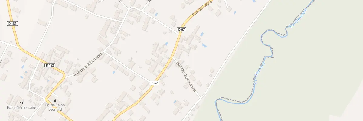 Plan du 15 Rue de Joigny à Chamvres
