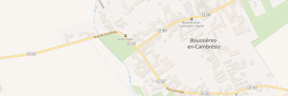 Plan du 29 Rue de l’Eglise à Boussières-en-Cambrésis