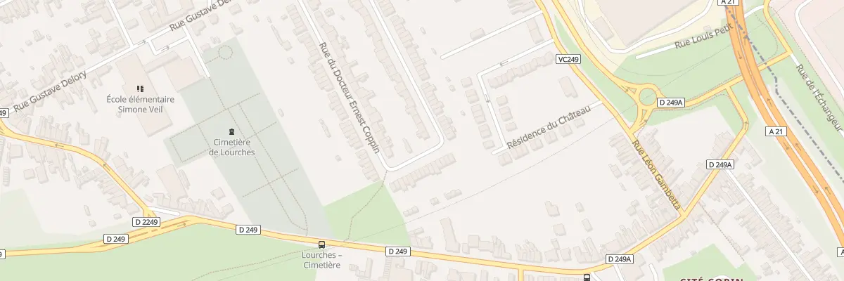 Plan du 337 Rue du Doc Ernest Coppin à Lourches