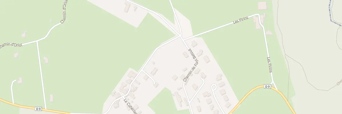 Plan du 5197 La Pillayre à Montmorin