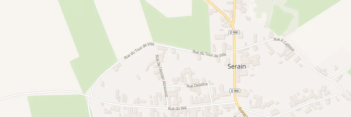 Plan du 3 Rue du Tour de Ville à Serain