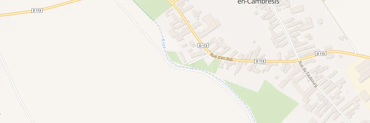 Plan du 20 Rue d’En Bas à Boussières-en-Cambrésis