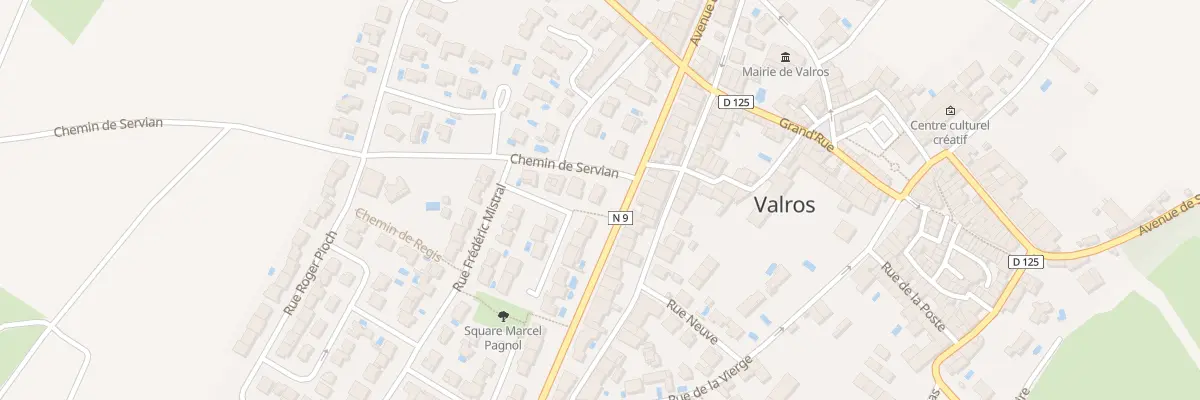 Plan du 69 Rue Alphonse Daudet à Valros