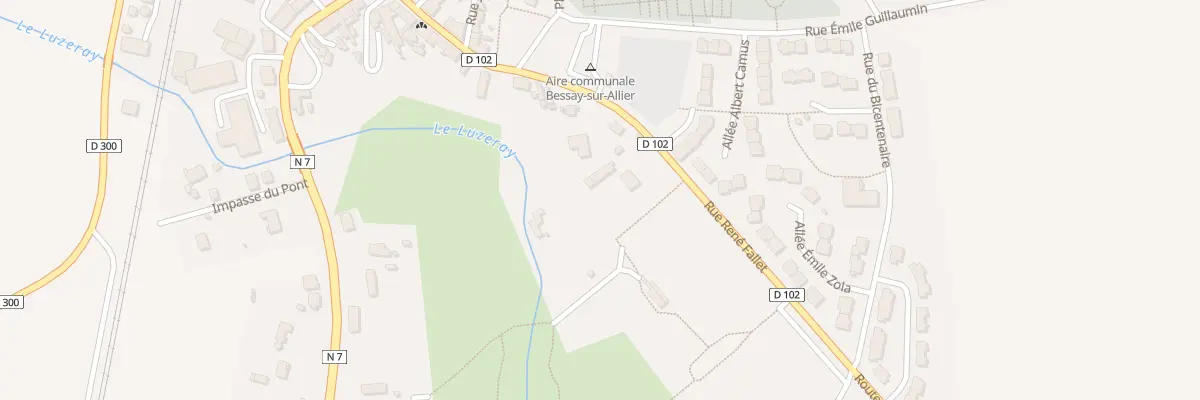 Plan du 10 Rue René Fallet à Bessay-sur-Allier