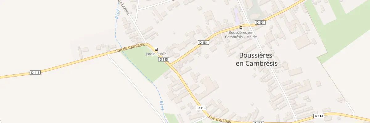 Plan du 23 Rue de l’Eglise à Boussières-en-Cambrésis