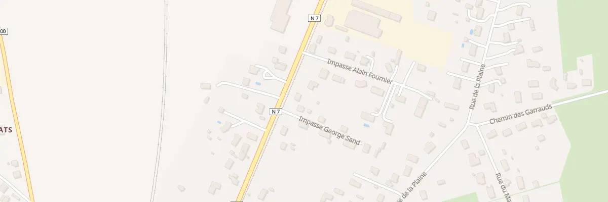 Plan du 36 Rte de Moulins à Bessay-sur-Allier