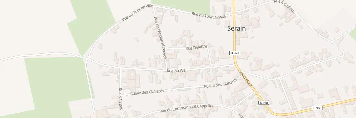 Plan du 14 Rue du Wé à Serain