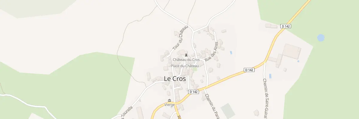 Plan du 9 Pl du Chateau au Cros