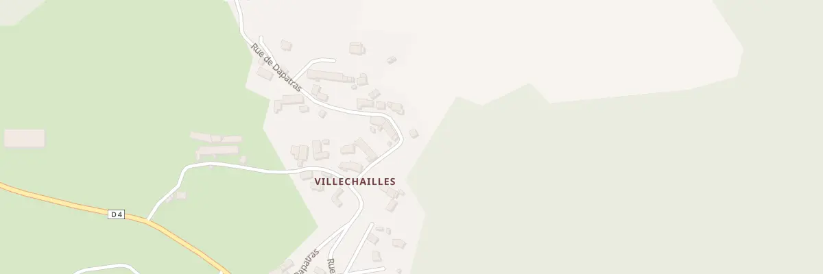 Plan du 5127 Villechailles au Malzieu-Forain