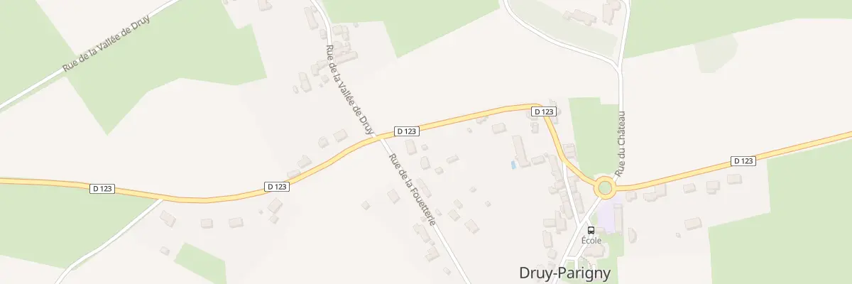 Plan du 16 Rue de la Fouetterie à Druy-Parigny