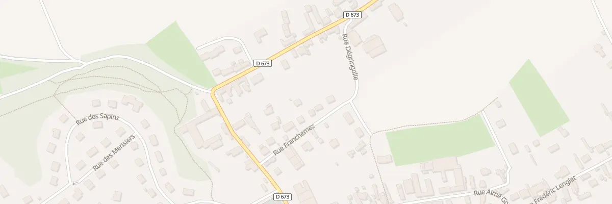 Plan du 13 Rue Franchemez à Homblières