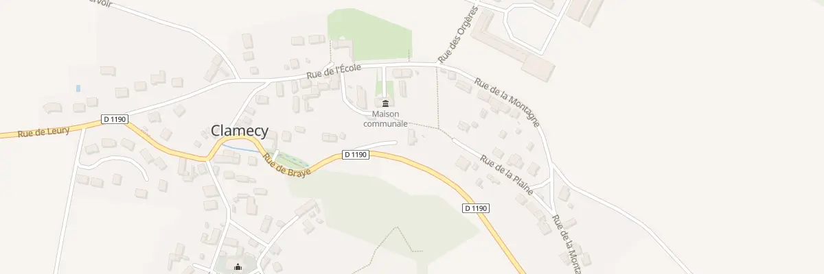 Plan du 1 Imp Genevieve Douy à Clamecy