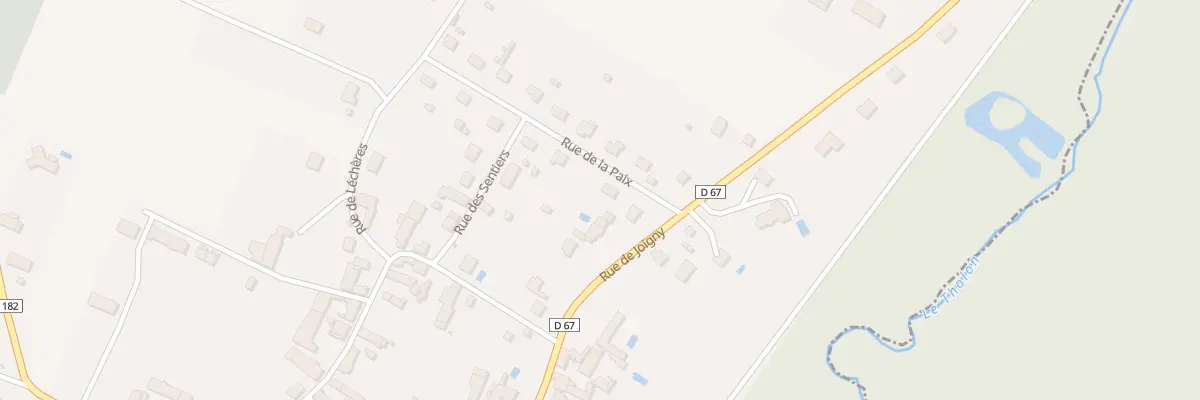 Plan du 1 Rue de la Paix à Chamvres