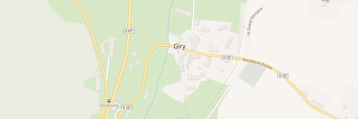 Plan du 2 Rue du Lavoir à Giry