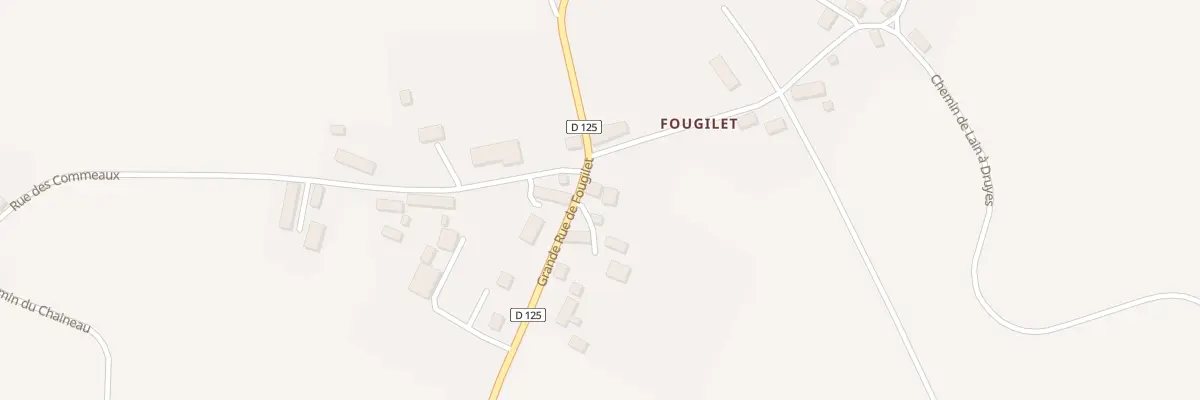 Plan du 18 Grande Rue de Fougilet à Sougères-en-Puisaye