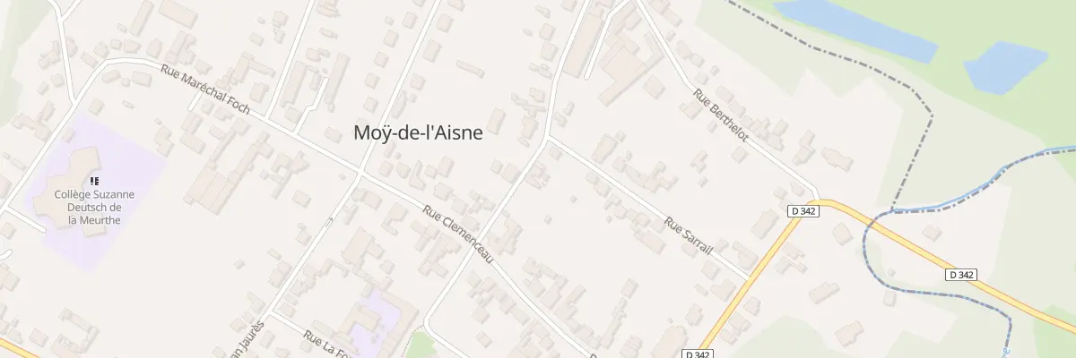 Plan du 2 Rue Victor Hugo à Moÿ-de-l’Aisne